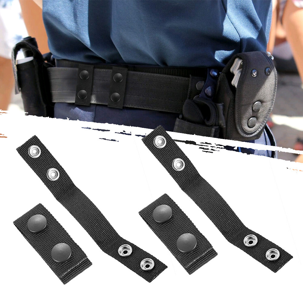 4X Tactical Duty Belt Keeper with Double Snaps Security Tactical Belt Keepers