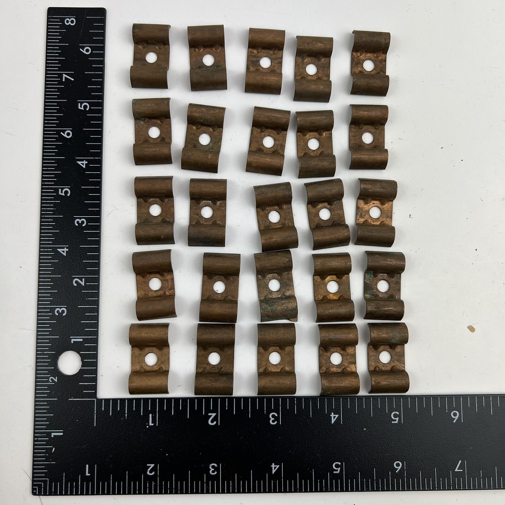 25 Copper Art Deco Brackets