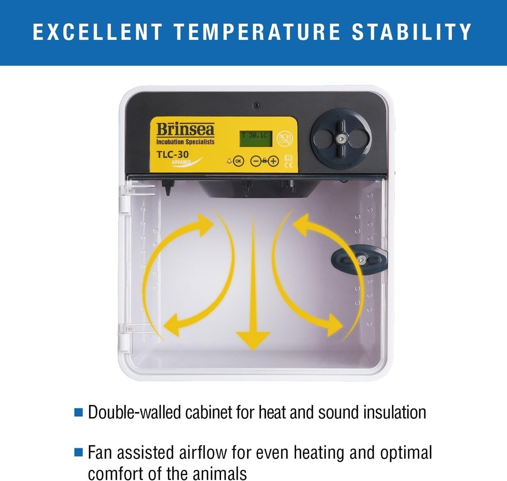 Brinsea TLC-30 Advance Portable Pet Brooder Incubator,with Heating,Temp Control