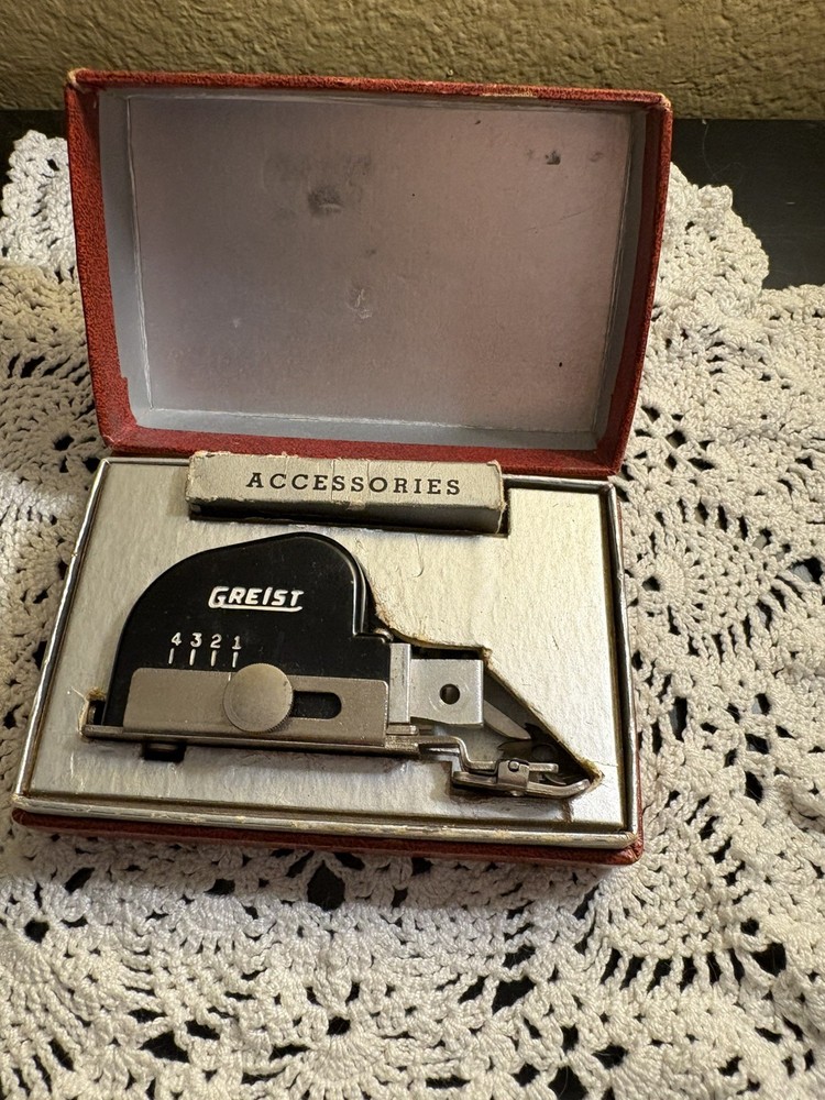 Vintage Greist ZigZag Attachment ~ Decorative Zigzagger