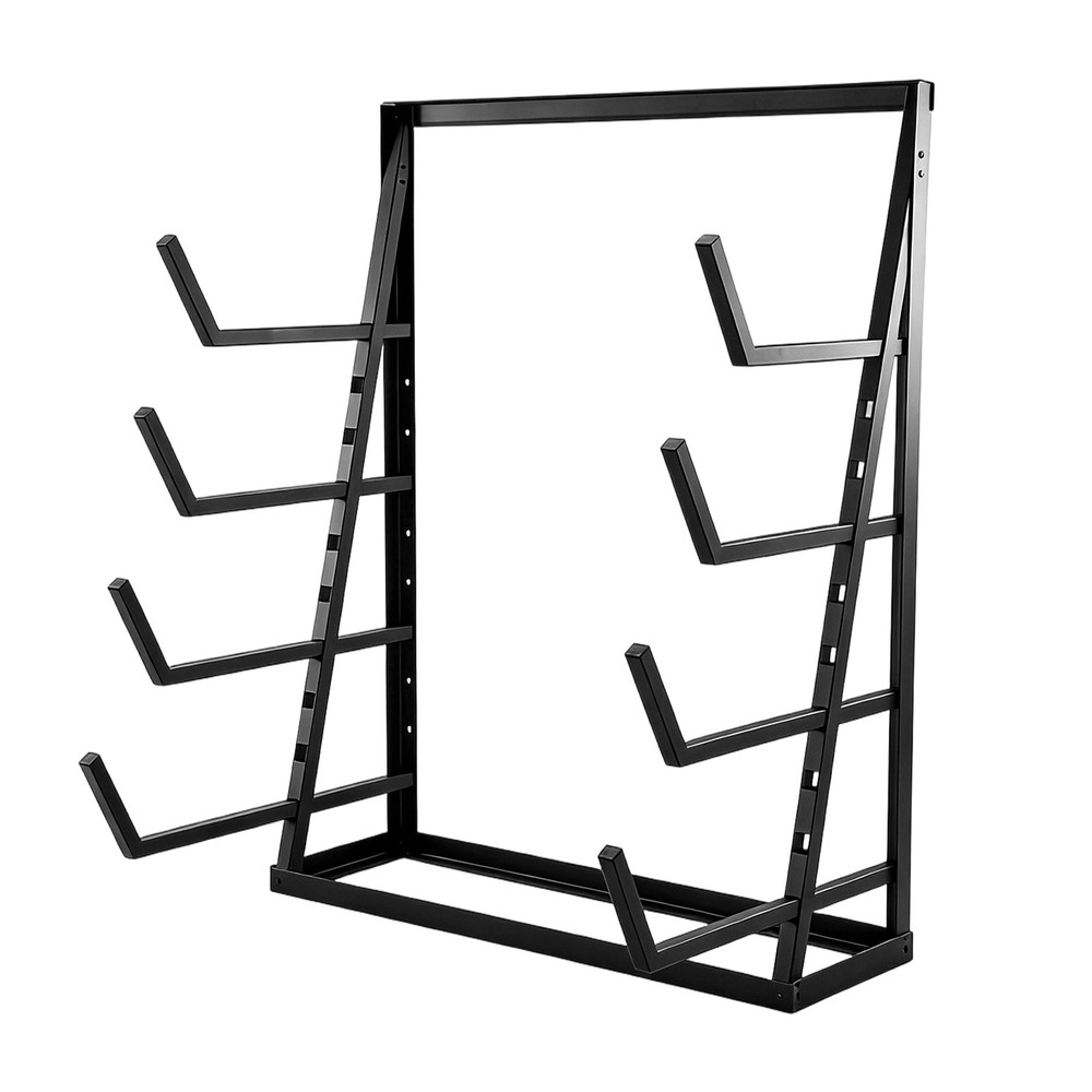 2000LBS 4-Tier Floor Standing Horizontal Storage Rack for Lumber/Pipe Adjustable