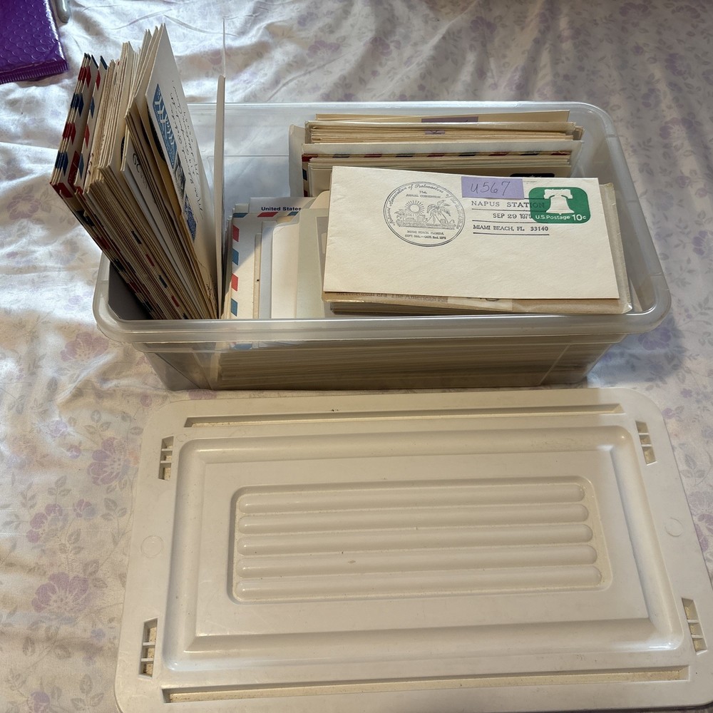 Assorted Postal Envelopes Mostly Unused Some Very Old! See Photos