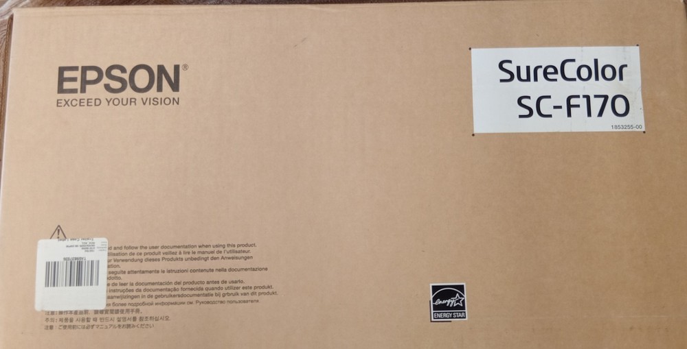 Epson SureColor F170 dye-sublimation printer.
