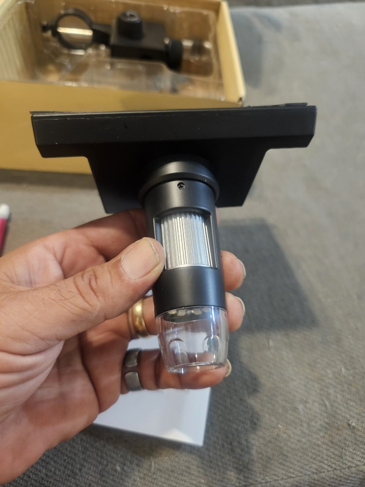 New 4.1" Digital Microscope With Adjustable Led Lights 10x-1000x Manification