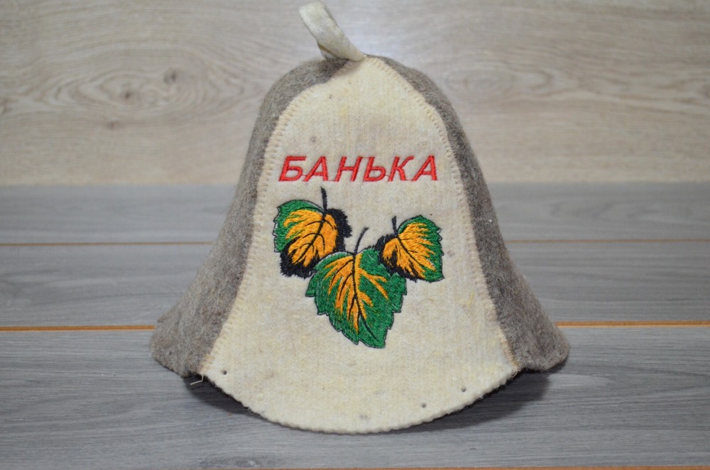 Sauna Hat Wool 100% Cap Bath House Head Protection Accessories Felt bath access