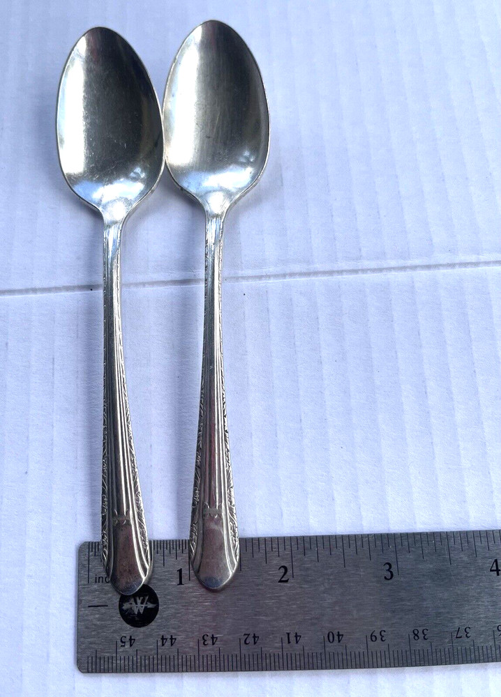 1939 Wm Rogers I S Silverplate Flatware Regent Pattern Sugar Spoon