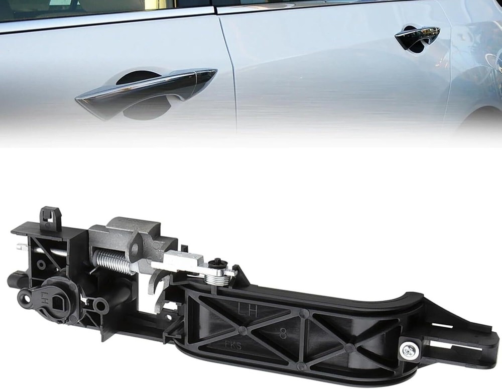 Left Hand Driver Side Outer Door Handle Bracket Primed for 2008-2011 Ford Focus