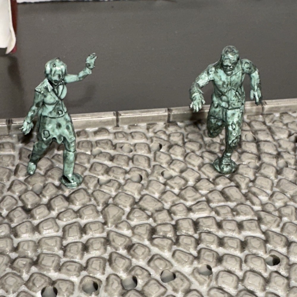 Zombie Cribbage Game - Board, Pegs And Cards