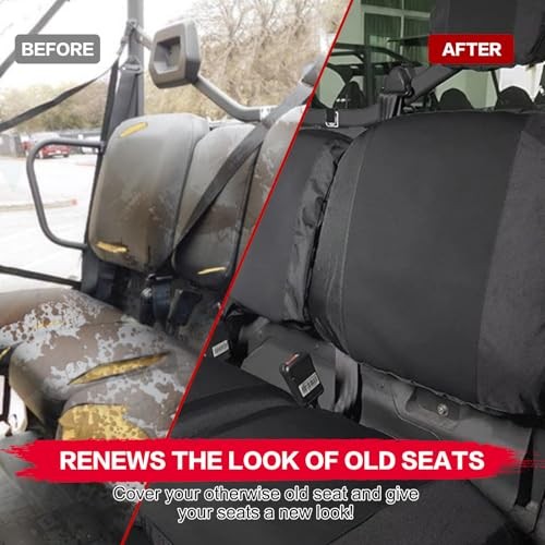 Defender Seat Covers with Storage Pockets - Waterproof For Defender 3 Seaters