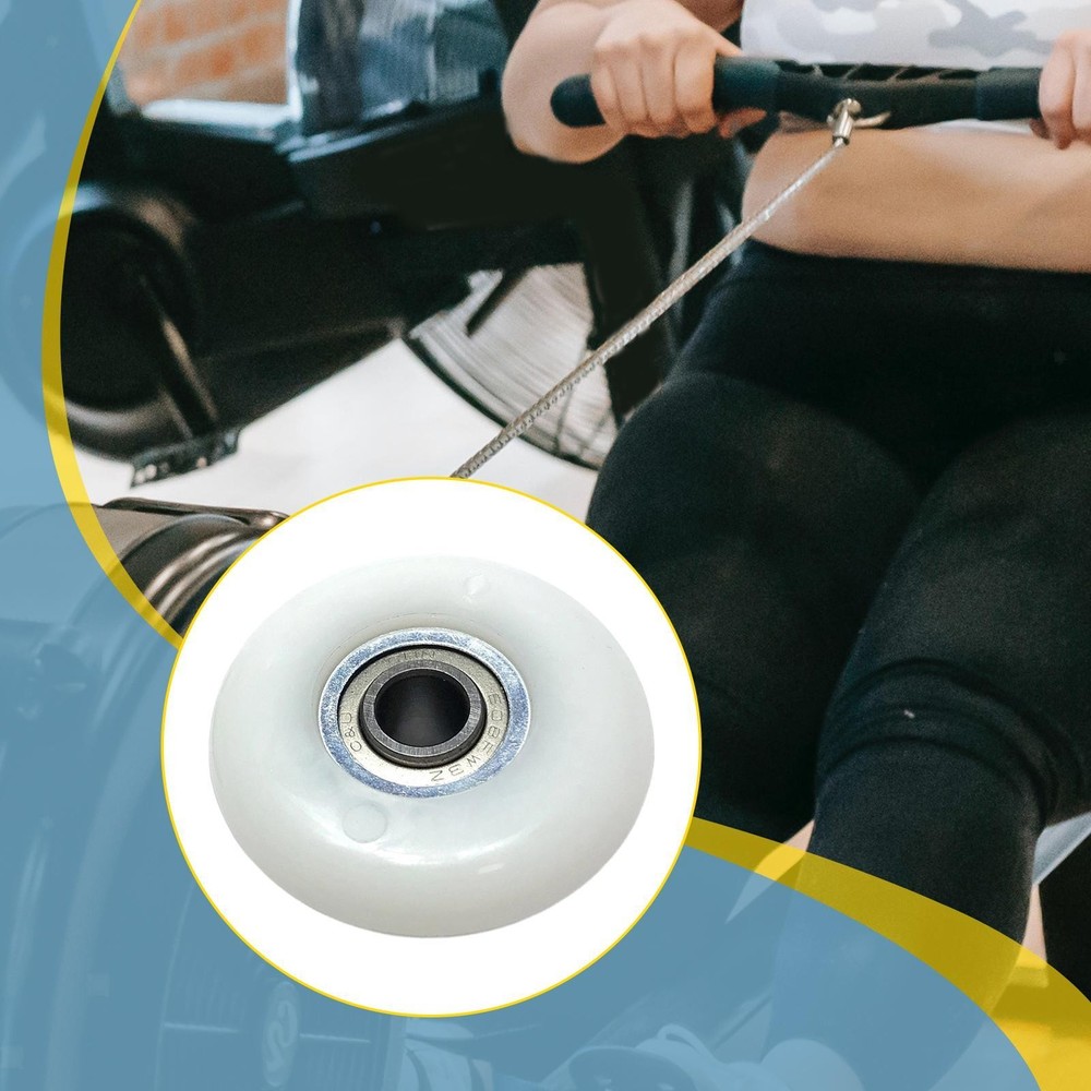 Rowing Machine Seat Cushion Wheel Rowing Machine Roller Easy Installation