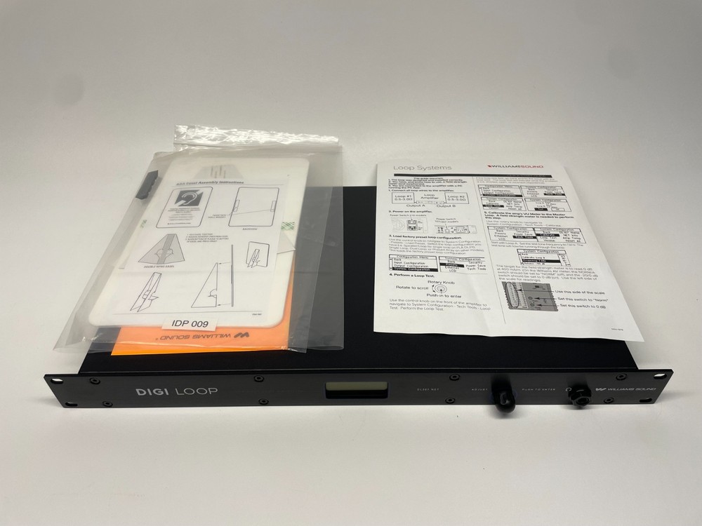 Williams AV DL207 NET Digi Loop DSP Dual Channel Professional Loop Amplifier