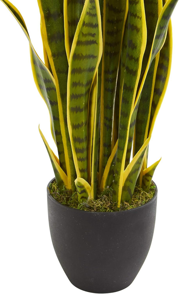33” Sansevieria Artificial Silk Plants Green