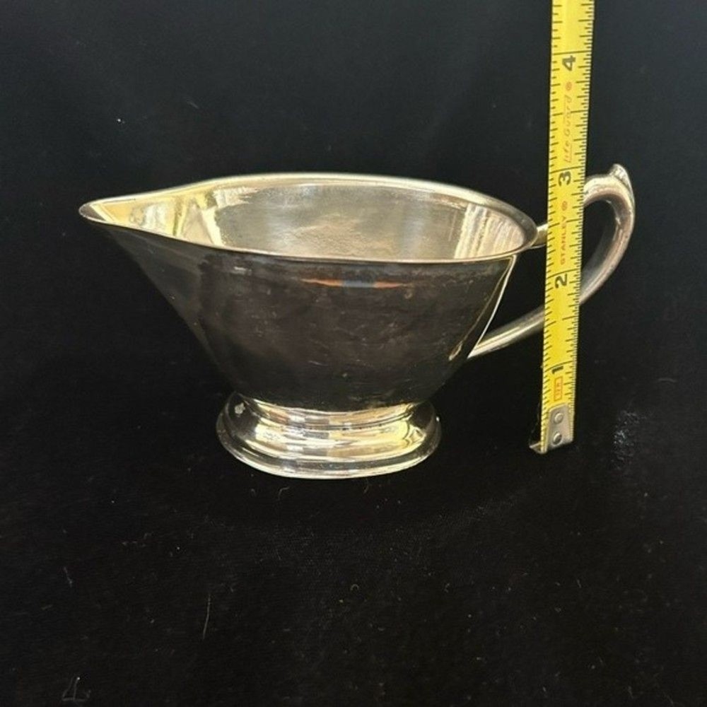Vintage Silver creamer or sauce boat