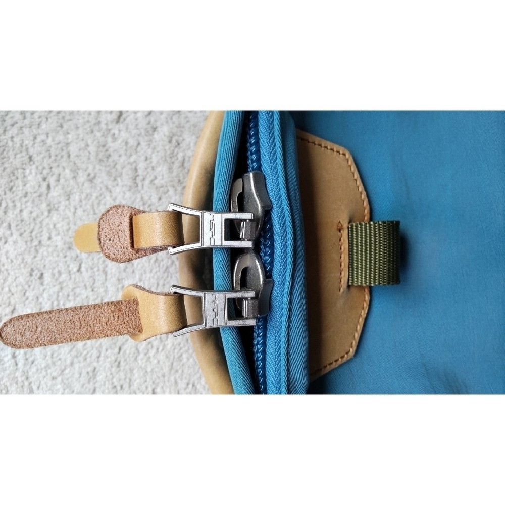 Masterpiece Backpack Blue Leather Cord Adjustable From Japan
