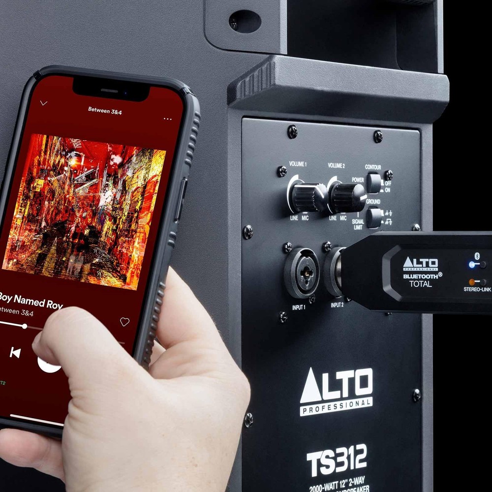 Alto Bluetooth Total MKII Rechargeable Audio Receivers Two Pack