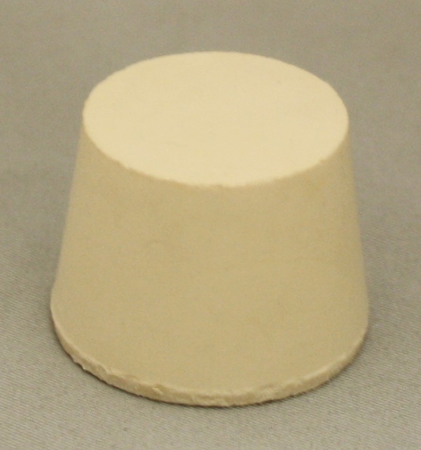 2PK SOLID RUBBER STOPPER SIZE #6.5 RUBBER BUNG FITS MOST GLASS 3/5/6 GAL CARBOYS