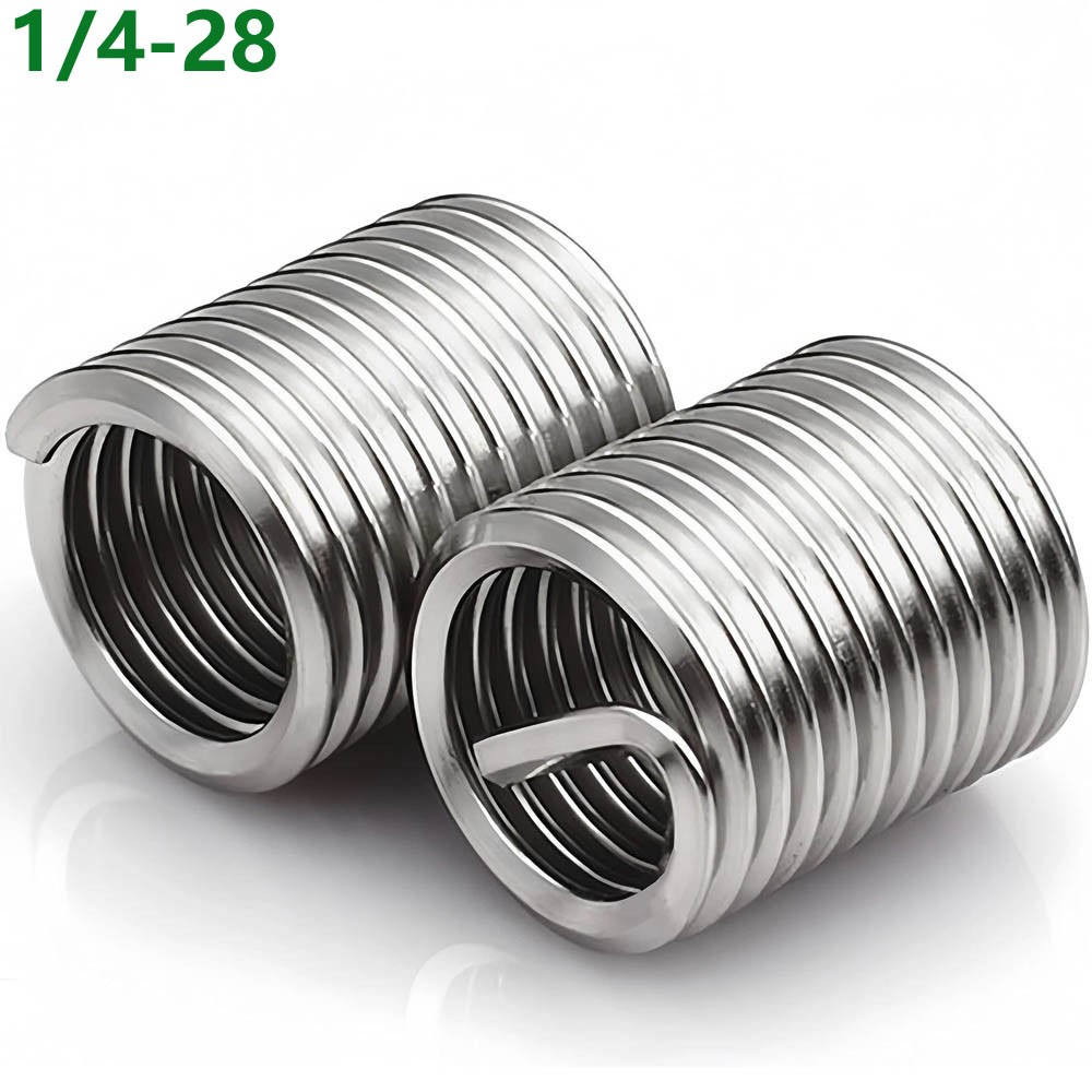 1/4-28 UNF Stainless Steel Thread Repair Inserts Helical Coil Wire Thread Insert
