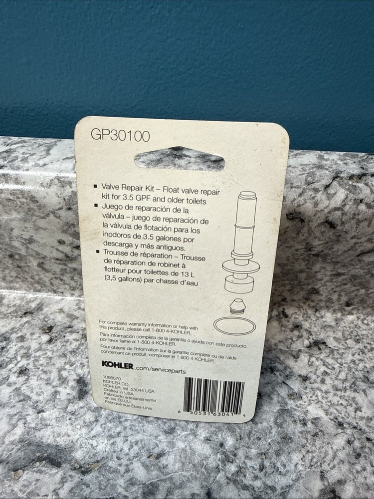 Kohler Genuine Part GP30100 Plunger Service Kit New