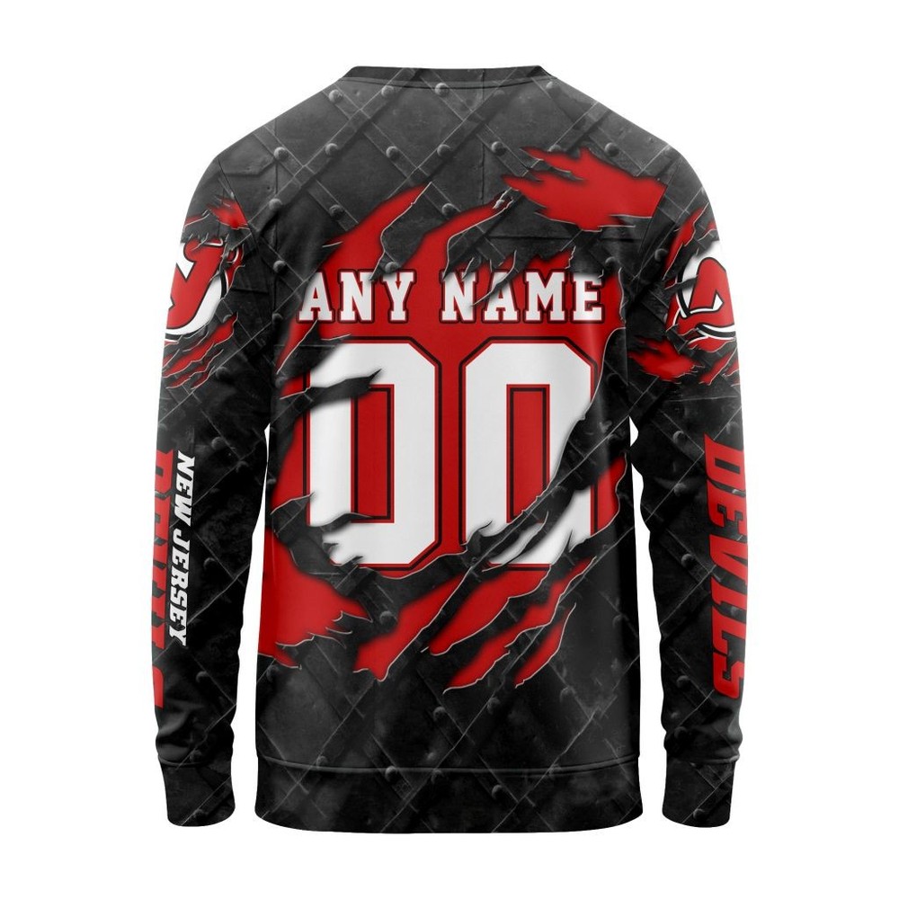 Personalized Devils Sweater Special Black Metal Design