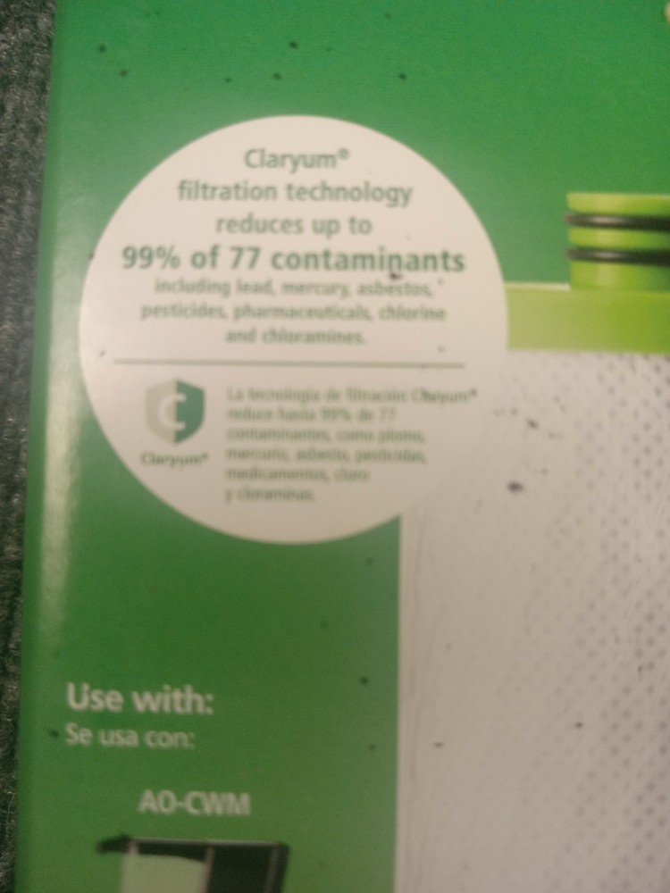 Clean Water Filter NEW AO SMITH Claryum Filter Replacement AO-US-100-R New 2