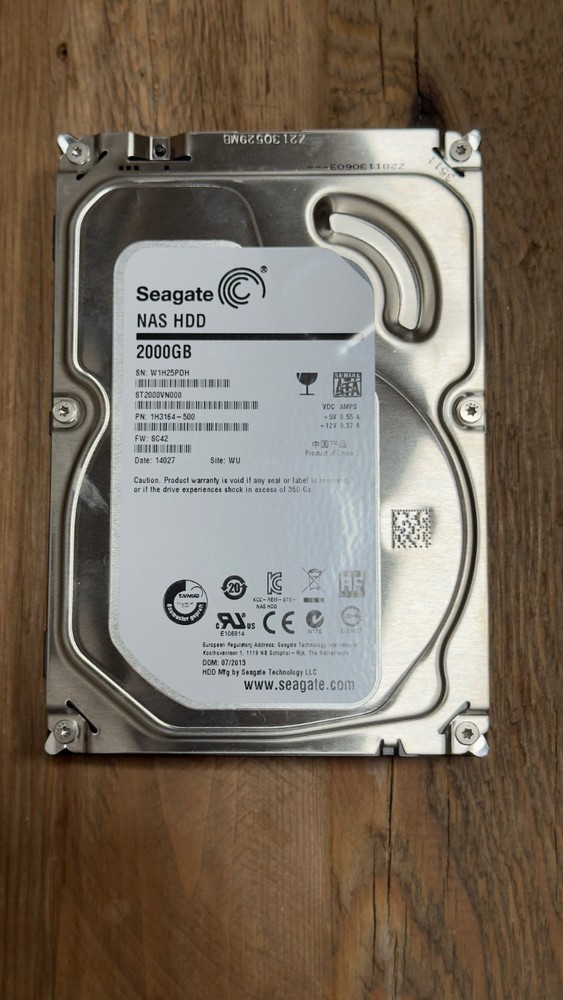 Seagate 3.5" Barracuda 2TB SATA III 6Gbps HDD