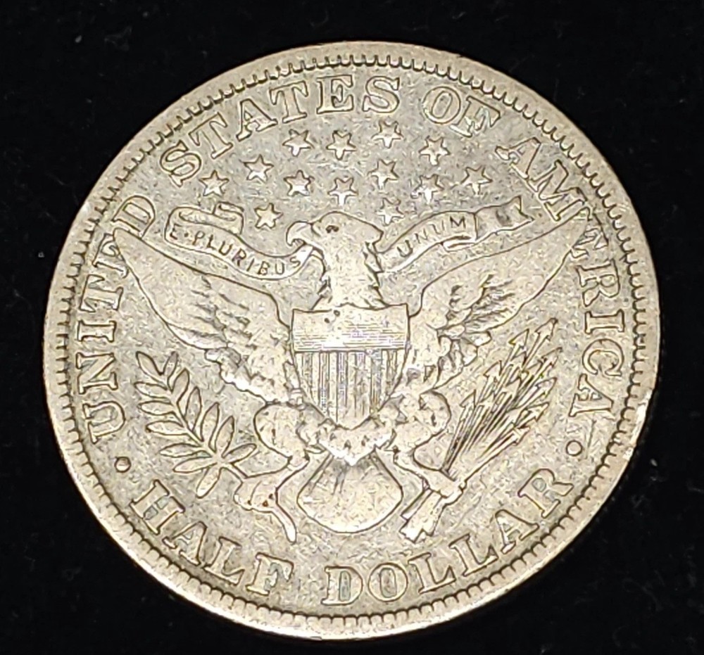 1898 Barber Half Dollar / Fine