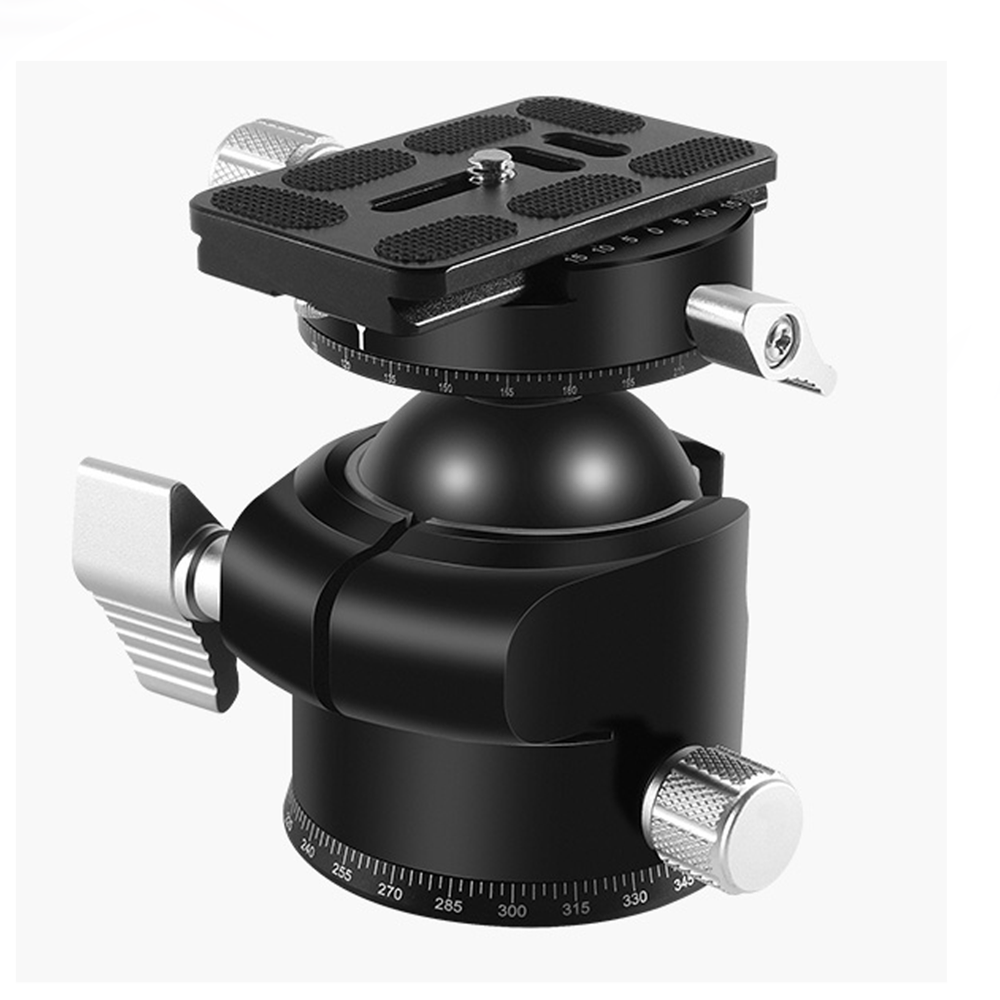 55mm Low center gravity tripod panoramic head With Quick Release Plate for DSLR