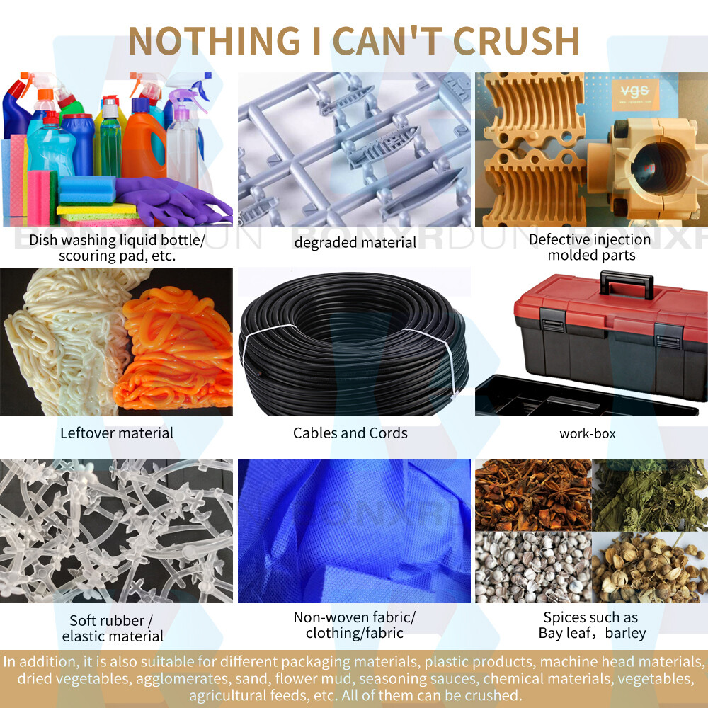Automatic Plastic Crusher Machine Automatic Plastic Shredder and Crusher Machine
