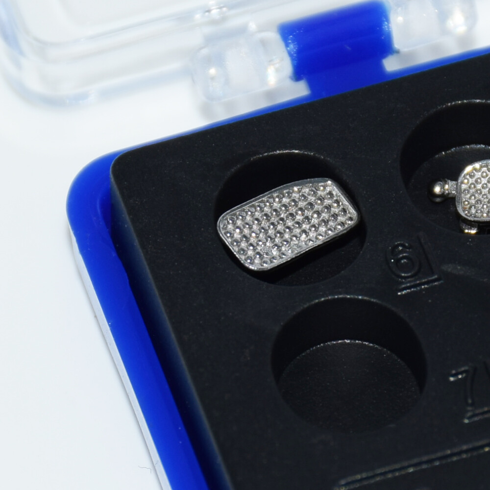 Dental Passive Self-Ligating Bracket Roth.022 Hooks 3 4 5 Monoblock/Mesh Base