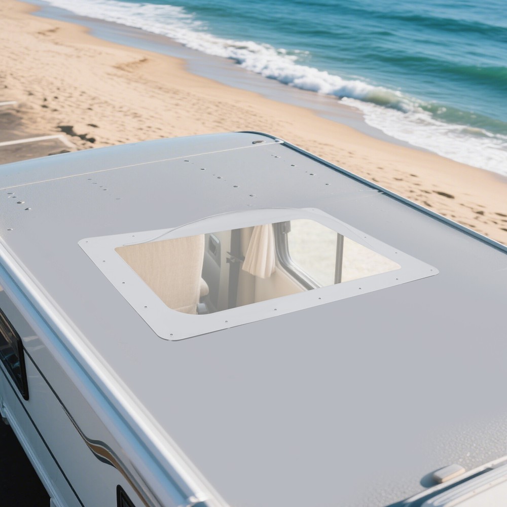 RV Skylight Dome Skylight Screw Installating Outer Camper Skylight 18*26 Inch