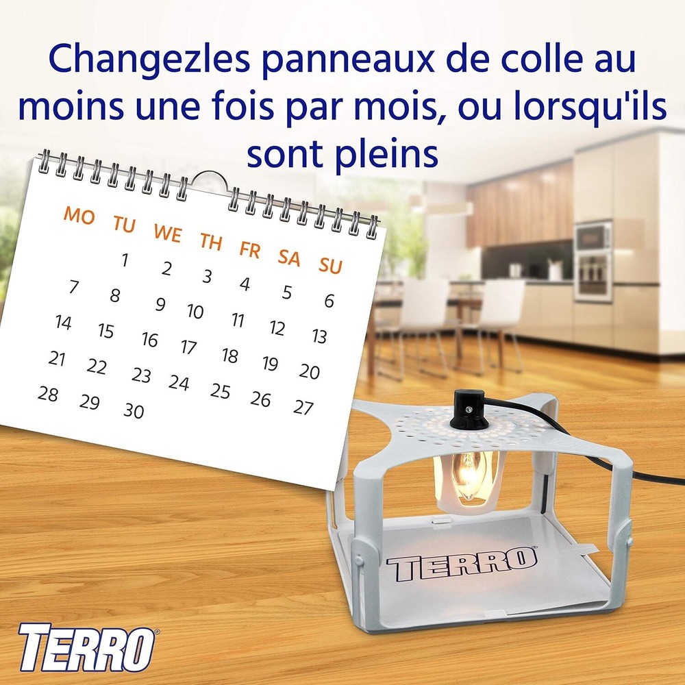 Convenient 3-Pack White Flea Trap Glue Boards - Effective Pest Control Solutions