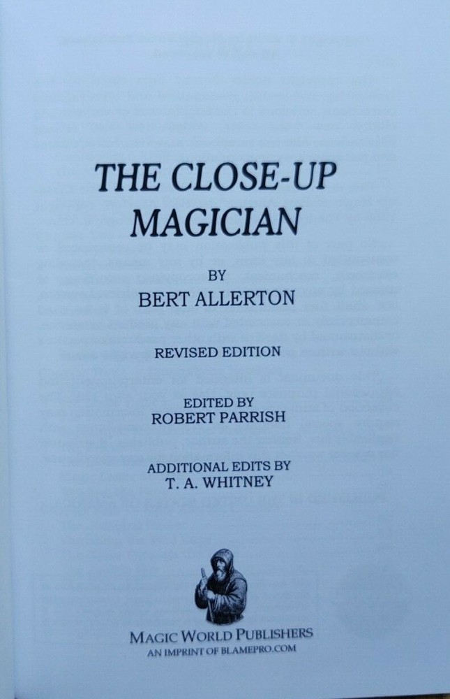 The Close-Up Magician (Bert Allerton & Robert Parrish)