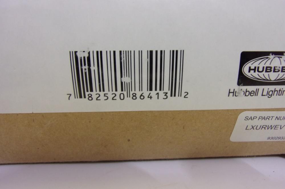 Hubbell Dual Lite Liteforms Collection LX LED Model LXURWE Exit Sign New NOS