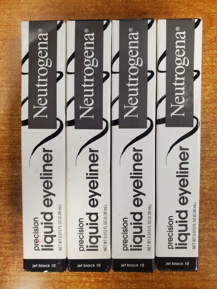 4 Pack: Neutrogena Precision Liquid Eyeliner *#10 Jet Black* (LL3582)