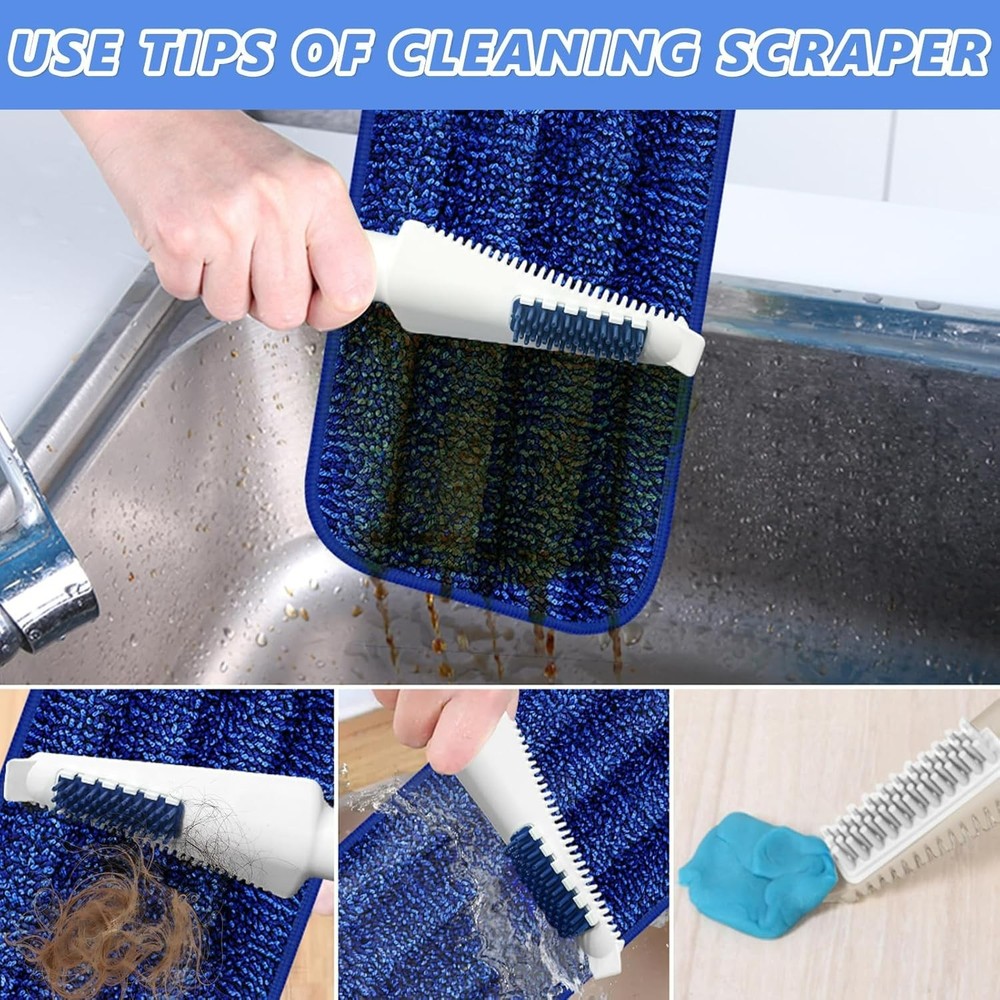 Microfiber Flat Mop with Sprayer: Spray Mop with 4 Washable Pads for Cleaning...