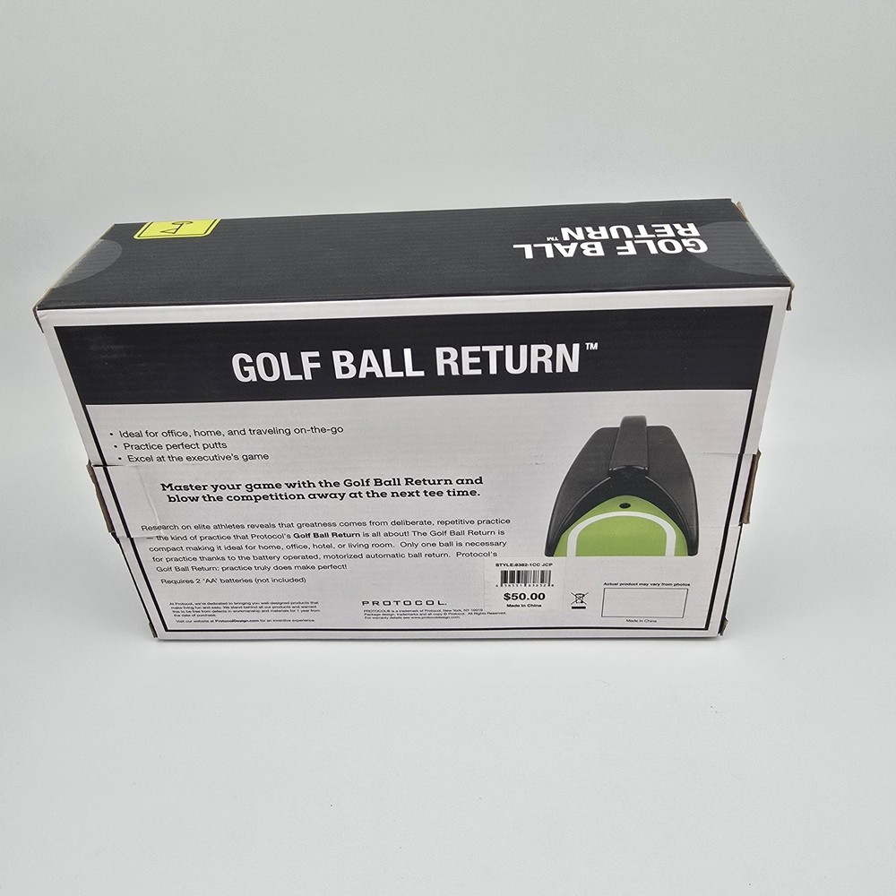 Golf Ball Return- Protocol -Brand New