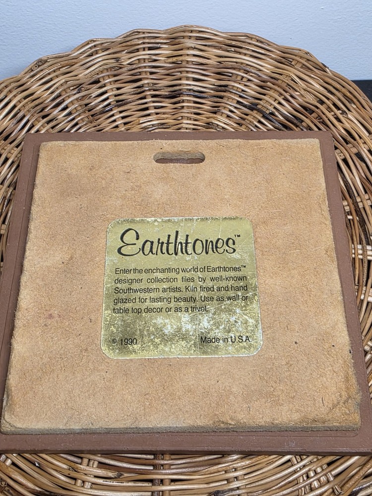 Vintage 1990 Earthtones Southwest Tile (1) Masterworks Tile.