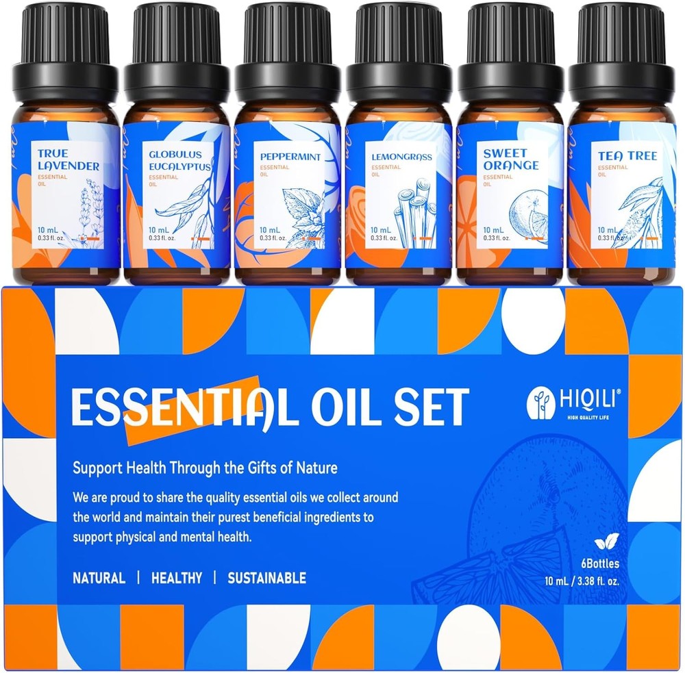 ential Oils for Diffusers for Home， 6  ential Oil Set