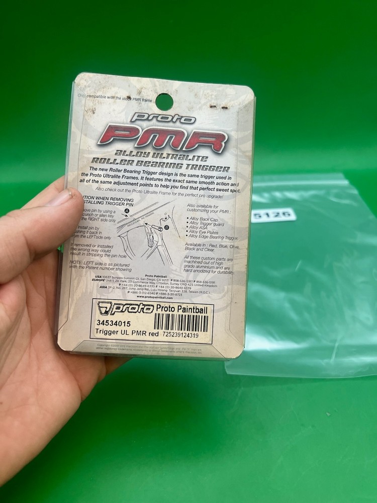 Proto PMR Roller Bearing Trigger Red