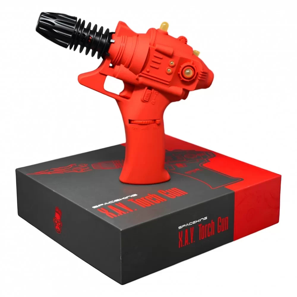 SPACEKING X.A.V. Refillable Torch Lighter – Adjustable Flame Butane Torch Gun