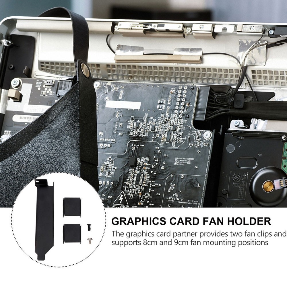 Computer Wind Pressure Cooling Bracket Pc Fan Mount Graphics Holder