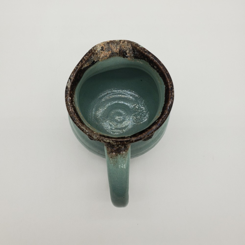 Signed Pinecroft Handmade Small Pottery Pitcher