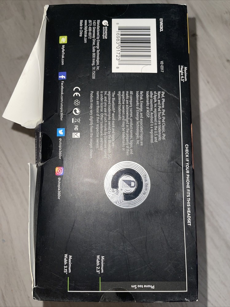 🔥ReTrak Utopia 360° Virtual RealityGaming Headset Bluetooth Controller Earbud🔥