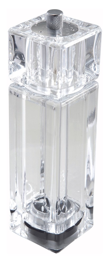 6" Pepper Mill/Salt Shaker, Acrylic, Clear (12 Each)