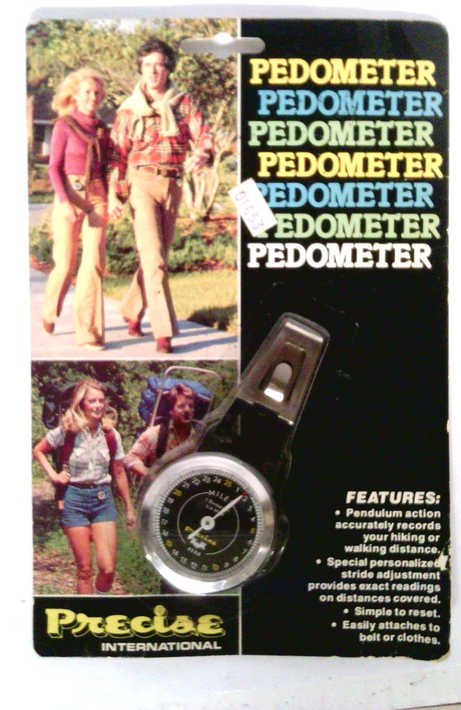 ✅   Precise~Walking Distance Tracker~Pedometer Analog~Walking~Vintage