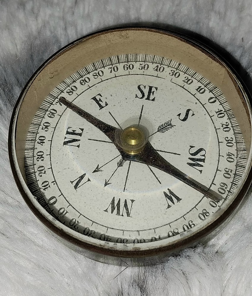 Antique Brass Compass
