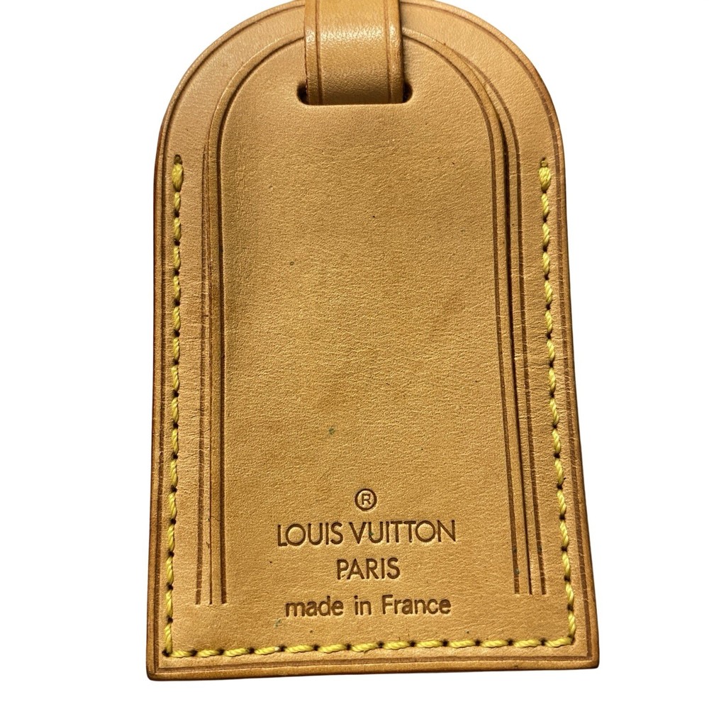 Authentic Louis Vuitton Luggage Tag Excellent Condition