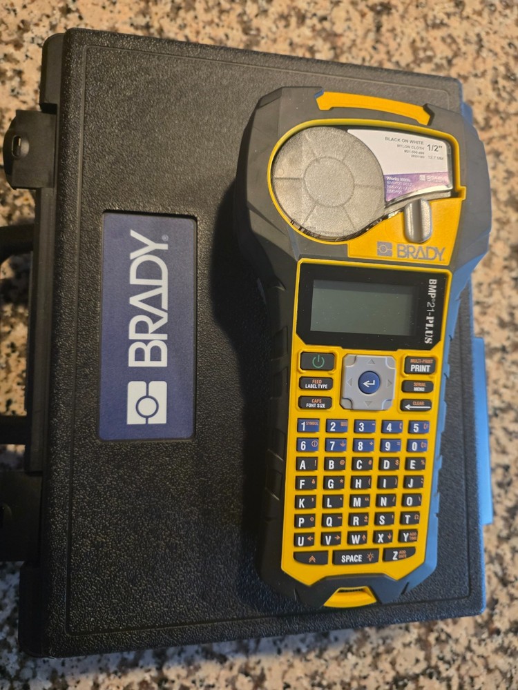 Brady BMP21-Plus Handheld Label Maker Printer - 4 Extra Rolls