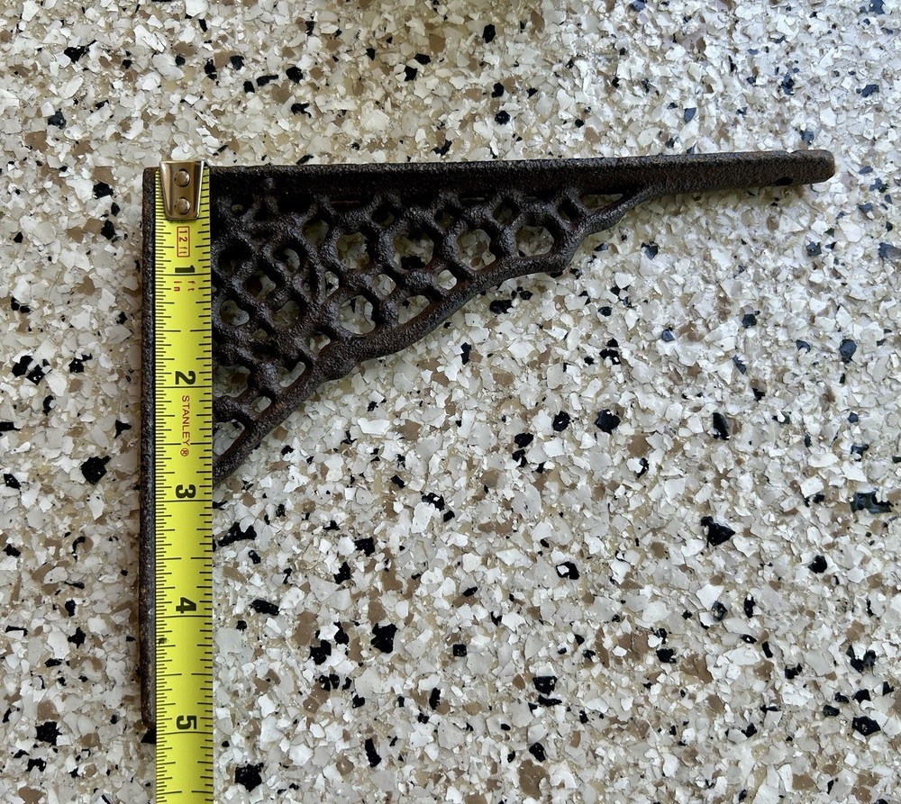 Cast Iron Brackets, Pair