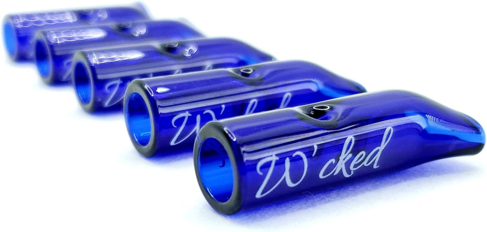 5PCS Reusable Glass Filter Tips for 8Mm Pre-Rolled Filter Tips, Regular Cigaret